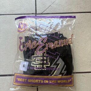 Eric Emanuel Black Bolt Shorts Size S